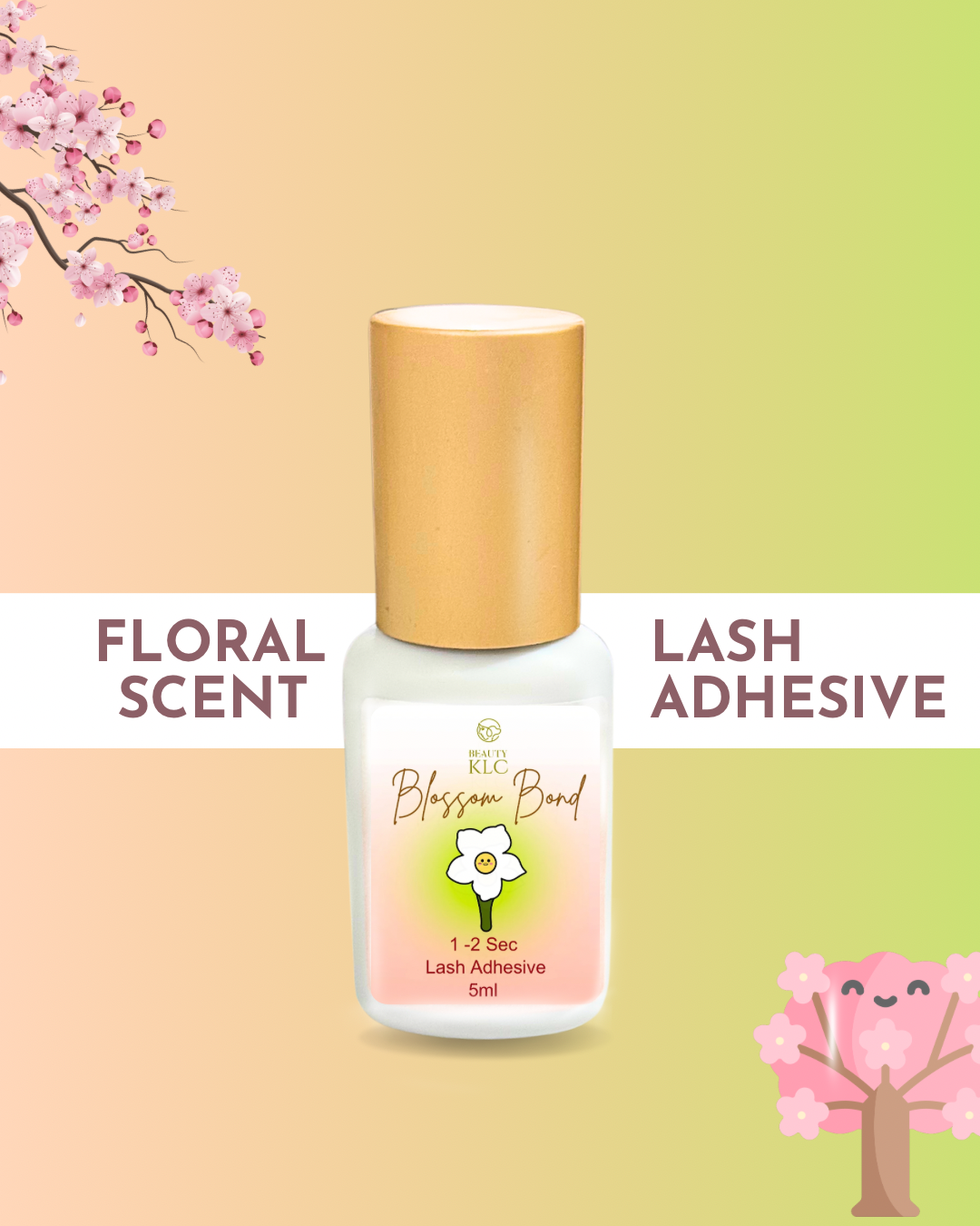 🌸 BLOSSOM BOND scented adhesive.