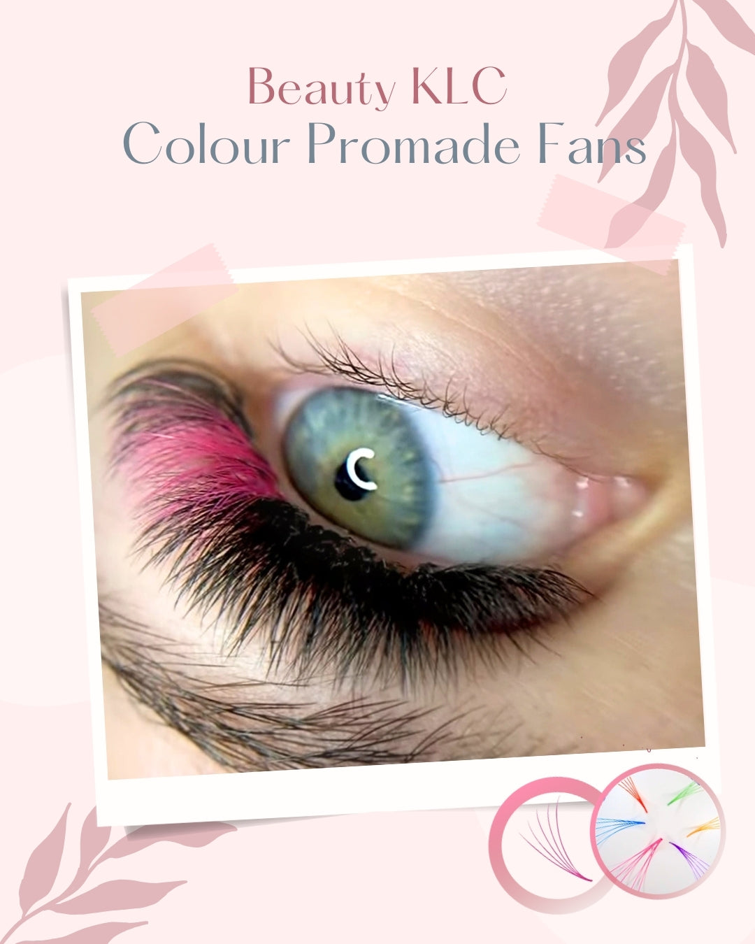 Rainbow Coloured Promade Fans 5D | 0.07