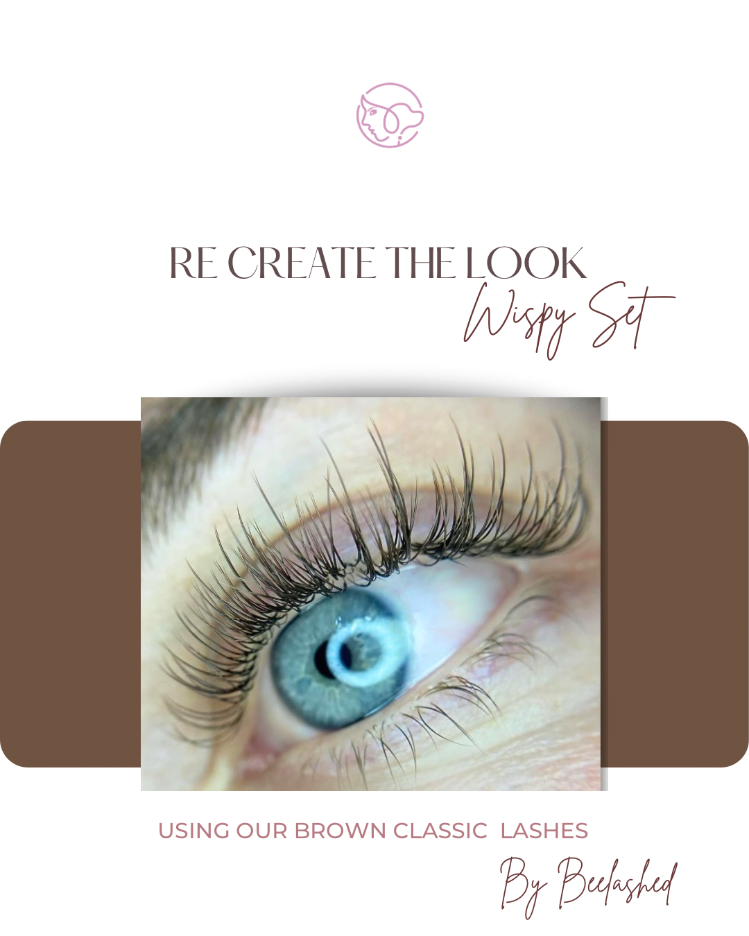 Flat Classic Lashes Brown 0.15