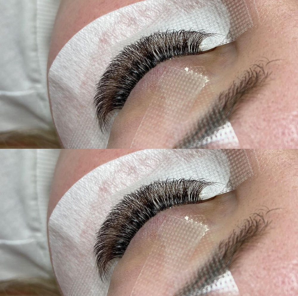Dark Brown Promades Fans On Strips Mixed Lengths 10D | 0.03