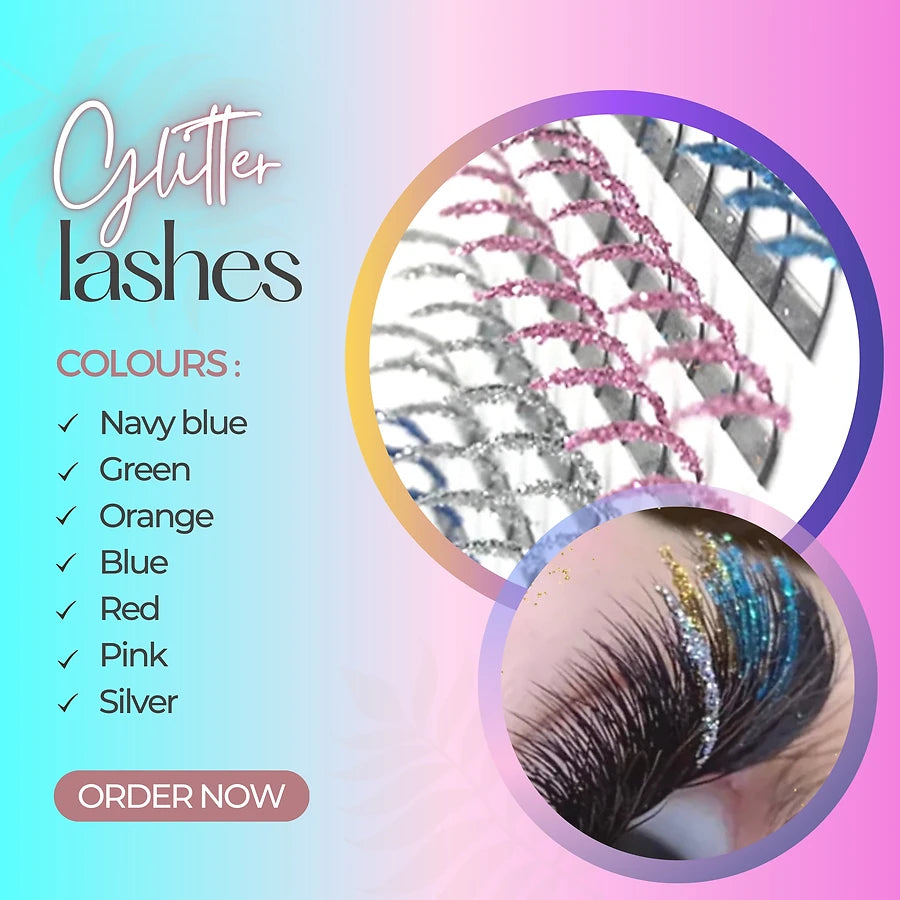Fairy Glitter Lashes D curl 0.15 Mixed Lengths
