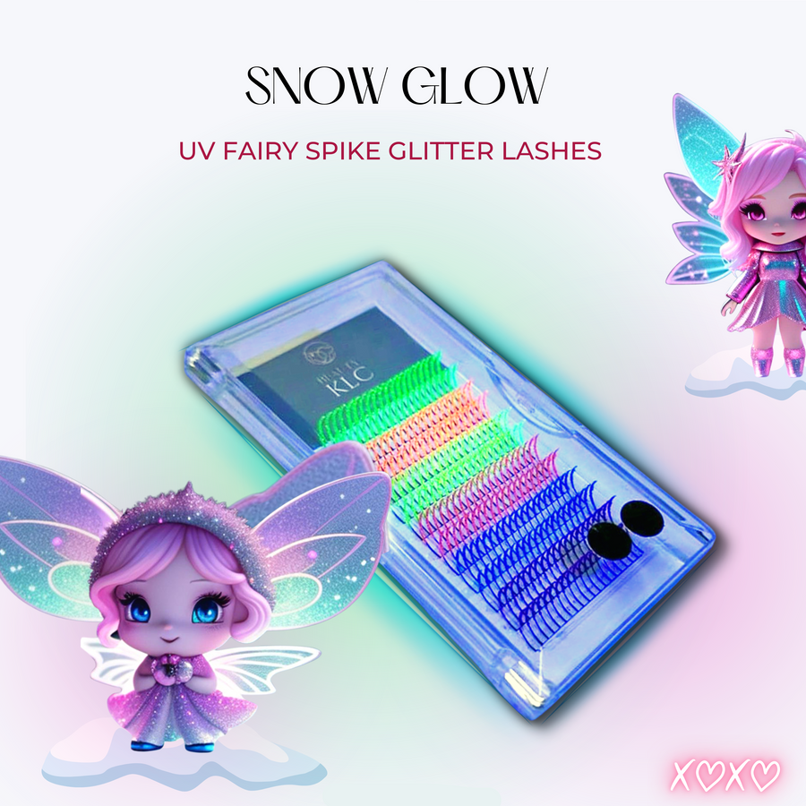 Glow Glitter UV Glitter Spike Lashes