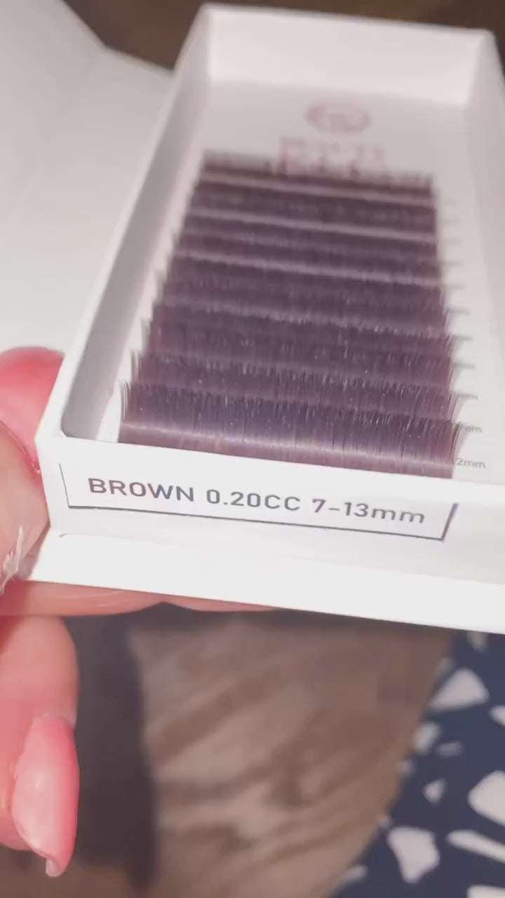 Flat Classic Lashes Brown 0.15 - 5